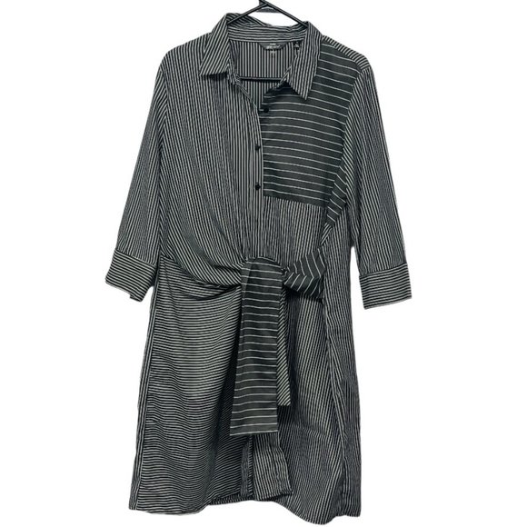 Mlle Gabrielle Striped Dress Size XL - Picture 1 of 4